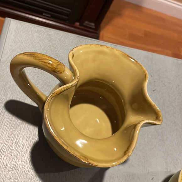 Southern Living At Home Accents Vintage Set Of Creamer Pitcher Sugar Bowl Toscana Southern